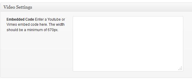 Video Meta Box